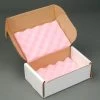 Anti Static Foam Shippers, 9"W x 6"L x 3-1/4"D, White - Pkg Qty 24