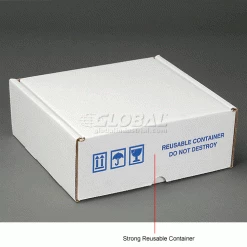 Anti Static Foam Shippers, 10"W x 10"L x 4"D, White - Pkg Qty 24 -Protective Packaging Sales Store B664503 3wco