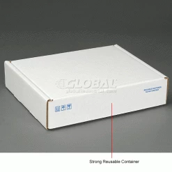 Anti Static Foam Shippers, 12"W x 10"L x 2-3/4"D, White - Pkg Qty 24 -Protective Packaging Sales Store B664505 3wco