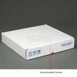 Anti Static Foam Shippers, 14"W x 14"L x 2-3/4"D, White - Pkg Qty 24 -Protective Packaging Sales Store B664509 3wco