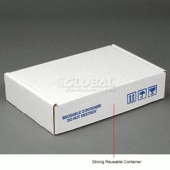 Anti Static Foam Shippers, 12"W x 8"L x 2-3/4"D, White - Pkg Qty 24 -Protective Packaging Sales Store B664511 3wco