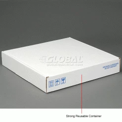 Anti Static Foam Shippers, 16"W x 16"W x 2-3/4"D, White - Pkg Qty 12 -Protective Packaging Sales Store B664512 3wco