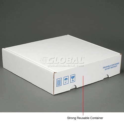Anti Static Foam Shippers, 16"W x 16"L x 4"D, White - Pkg Qty 9 9 Anti Static Foam Shippers, 16"W x 16"L x 4"D, White - Pkg Qty 9 - Image 7
