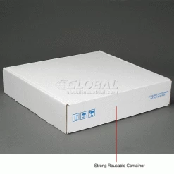 Anti Static Foam Shippers, 18"W x 18"L x 4"D, White - Pkg Qty 9 -Protective Packaging Sales Store B664517 3wco