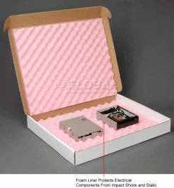 Anti Static Foam Shippers, 22"W x 18"L x 2-3/4"D, White - Pkg Qty 12 16 Anti Static Foam Shippers, 22"W x 18"L x 2-3/4"D, White - Pkg Qty 12 -Protective Packaging Sales Store B664518 2wco