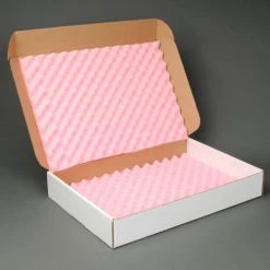 Anti Static Foam Shippers, 26"W x 18"L x 4"D, White - Pkg Qty 8