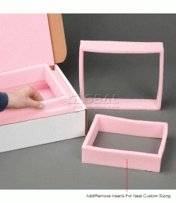 Anti Static Laptop Shippers W/ Front Lock Tabs, 14"W x 12"L x 4"D, White - Pkg Qty 12 18 Anti Static Laptop Shippers W/ Front Lock Tabs, 14"W x 12"L x 4"D, White - Pkg Qty 12 -Protective Packaging Sales Store B664525 4wco