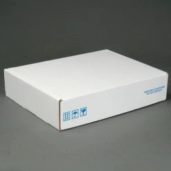 Anti Static Laptop Shippers W/ Front Lock Tabs, 18"W x 14"L x 4"D, White - Pkg Qty 4 -Protective Packaging Sales Store B664526 02