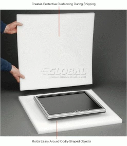 Reusable Soft Foam Pads, 24"W x 24"L x 1" Thick, White - Pkg Qty 12 11 Reusable Soft Foam Pads, 24"W x 24"L x 1" Thick, White - Pkg Qty 12 -Protective Packaging Sales Store B664533 1wco