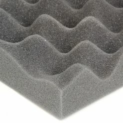 Convoluted Foam Set, 6"L x 6"W x 2" Thick, Charcoal - Pkg Qty 64 -Protective Packaging Sales Store B664536 02