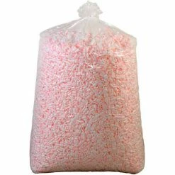 Global Industrial™ Anti Static Loose Fill Packing Peanuts 20ft³ Bag, Pink