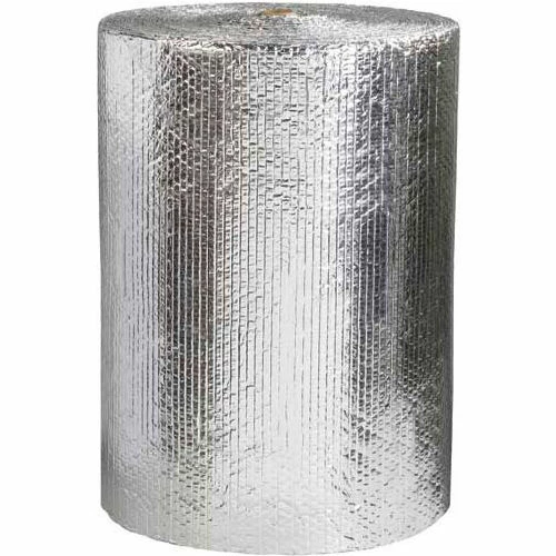 Global Industrial Cool Shield Thermal Bubble Roll, 24"W x 125'L x 3/16" Thick, Silver 3 Global Industrial Cool Shield Thermal Bubble Roll, 24"W x 125'L x 3/16" Thick, Silver