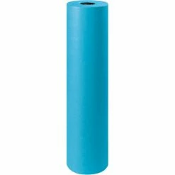 Global Industrial™ Colored Kraft Paper, 50 lbs., 36"W x 1000'L, Blue, 1 Roll