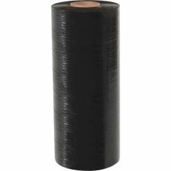 Global Industrial Machine Length Stretch Wrap, Blown, 80 Gauge, 20"Wx5000'L, Black -Protective Packaging Sales Store BOX MSF2080BLK