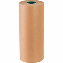 Poly Coated Virgin Kraft Paper, 50 lbs., 18"W x 600'L, 1 Roll