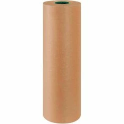Poly Coated Virgin Kraft Paper, 50 lbs., 24"W x 600'L, 1 Roll