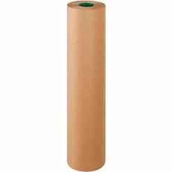 Poly Coated Virgin Kraft Paper, 50 lbs., 36"W x 600'L, 1 Roll