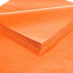 Global Industrial™ Gift Grade Tissue Paper, 20"W x 30"L, Orange, 480 Sheets