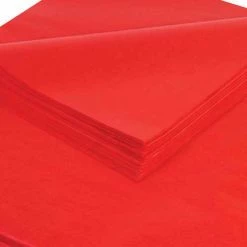 Global Industrial™ Gift Grade Tissue Paper, 20"W x 30"L, Mandarin Red, 480 Sheets