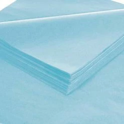 Global Industrial™ Gift Grade Tissue Paper, 20"W x 30"L, Light Blue, 480 Sheets