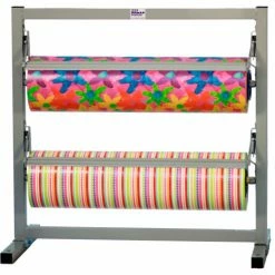 Bulman Products Two Deck Tower for 36" Material Width, 40-1/2"W x 18"D x 27-1/2"H, Light Gray