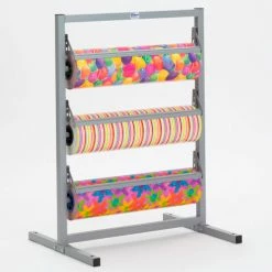 Bulman Products Three Deck Tower for 36" Material Width, 40-1/2"W x 22"D x 38-3/4"H, Light Gray