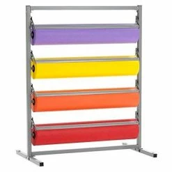 Bulman Products Horizontal Paper Dispenser w/ Cutter, 52-1/2"W x 24"D x 49-3/4"H, Gray