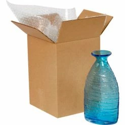 Global Industrial™ UPSable Non Perforated Bubble Roll, 12"W x 188'L x 5/16" Thick, Clear, 4/Pk -Protective Packaging Sales Store CL Bubble APP 7 04 8