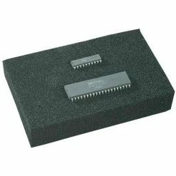 Desco Anti Static High Density Conductive Foam, 24"W x 36"L, 375 Mil, Black