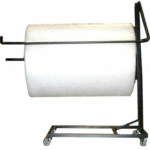 Encore Packaging Single Arm Bubble/Foam/Poly Dispenser Floor Unit w/ Tear Tag for 48" Material Width 3 Encore Packaging Single Arm Bubble/Foam/Poly Dispenser Floor Unit w/ Tear Tag for 48" Material Width