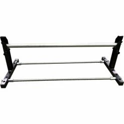 Encore Packaging Desk Mount Poly Tubing Dispenser for 36" Rolls, 48-1/2"L x 12-1/2"W x 10"H, Black