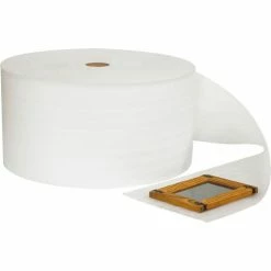 Global Industrial™ UPSable Air Foam Roll, 24"W x 350'L x 1/8" Thick, White, 1 Roll -Protective Packaging Sales Store FOAM RL APP 1 02 4