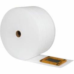 Global Industrial™ UPSable Air Foam Roll, 24"W x 350'L x 1/8" Thick, White, 1 Roll -Protective Packaging Sales Store FOAM RL APP 2 03 4