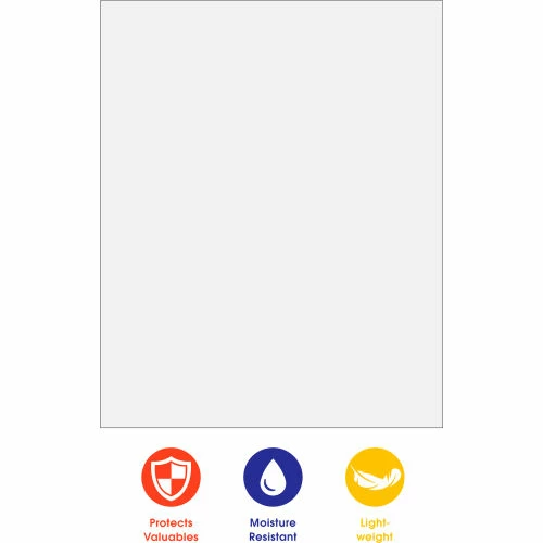 Global Industrial Foam Pouches, 4"W x 8"L x 1/8" Thick, 500/Pack 6 Global Industrial Foam Pouches, 4"W x 8"L x 1/8" Thick, 500/Pack - Image 4