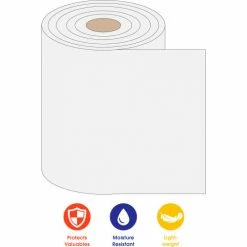 Global Industrial™ Air Foam Roll, 72"W x 250'L x 1/4" Thick, White, 1 Roll -Protective Packaging Sales Store FoamRL Benefits 04 12