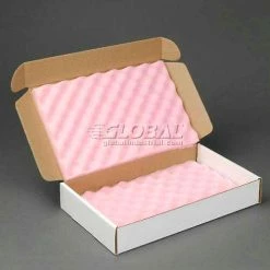 Anti Static Foam Shippers, 16"W x 10"L x 2-3/4"D, White - Pkg Qty 24 -Protective Packaging Sales Store IDX 1400GLB001