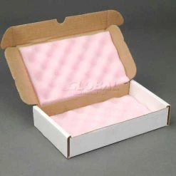 Anti Static Foam Shippers, 10"W x 6"L x 2"D, White - Pkg Qty 24 -Protective Packaging Sales Store IDX 1400GLB015