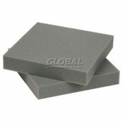Reusable Soft Foam Pads, 12"W x 12"L x 2" Thick, Charcoal - Pkg Qty 24 -Protective Packaging Sales Store IDX 1400GLB077