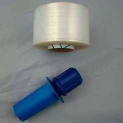 Goodwrappers Banding Stretch Wrap W/Extended Core Handle, Cast, 80 Gauge, 3"Wx1000'L, Clear - Pkg Qty 18