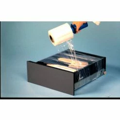 Goodwrappers™ Banding Stretch Wrap W/Extended Core Handle, Cast, 80 Gauge, 5"Wx1000'L, Clear - Pkg Qty 12 -Protective Packaging Sales Store P805D12MACT3