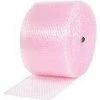 Global Industrial Non Perforated Anti Static Bubble Roll, 24"W x 500'L x 3/16" Thick, Pink, 2/Pack -Protective Packaging Sales Store PPC 033165002424AS