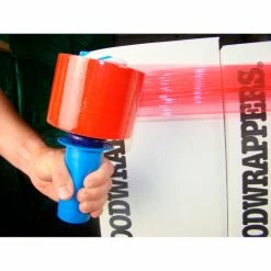 Goodwrappers Stretch Wrap W/Reusable Dispenser & Brakes, Cast, 3"Wx1000'L, Red Tint - Pkg Qty 18 10 Goodwrappers Stretch Wrap W/Reusable Dispenser & Brakes, Cast, 3"Wx1000'L, Red Tint - Pkg Qty 18 -Protective Packaging Sales Store PRD80R03ACT