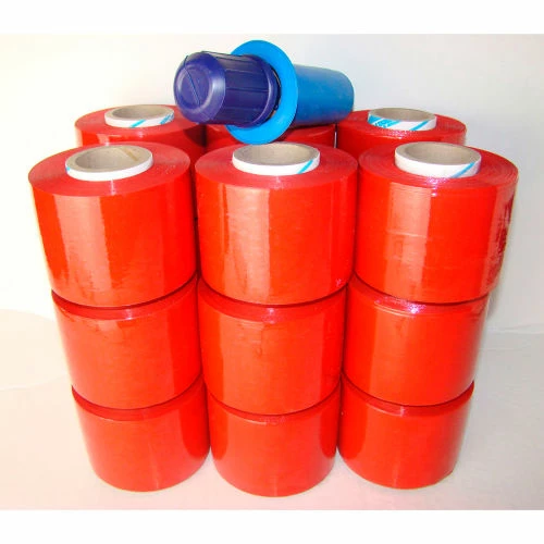 Goodwrappers Stretch Wrap W/Reusable Dispenser & Brakes, Cast, 3"Wx1000'L, Red Tint - Pkg Qty 18 5 Goodwrappers Stretch Wrap W/Reusable Dispenser & Brakes, Cast, 3"Wx1000'L, Red Tint - Pkg Qty 18 - Image 3