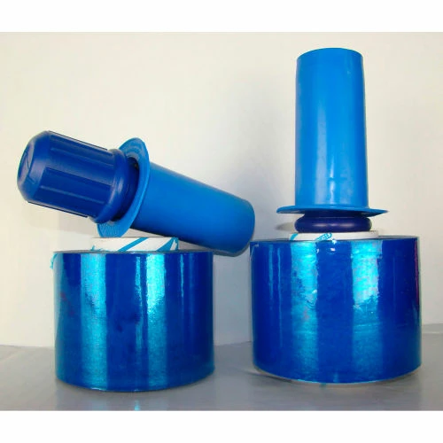 Goodwrappers Stretch Wrap W/Reusable Dispenser & Brakes, Cast, 3"Wx1000'L, Blue - Pkg Qty 18 3 Goodwrappers Stretch Wrap W/Reusable Dispenser & Brakes, Cast, 3"Wx1000'L, Blue - Pkg Qty 18