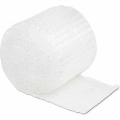 Sealed Air Bubble Wrap® Cushioning Material, 12"W x 30'L x 1/2" Thick, Clear, 1 Roll